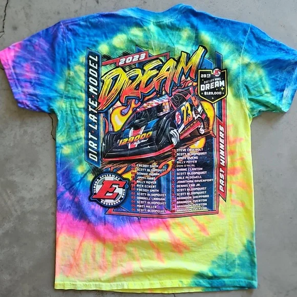 Eldora Racing Speedway 29th Dirt Late Model Dream Tye Dye 2023 - Picture 4 of 6